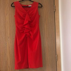 Red Calvin Klein Dress
